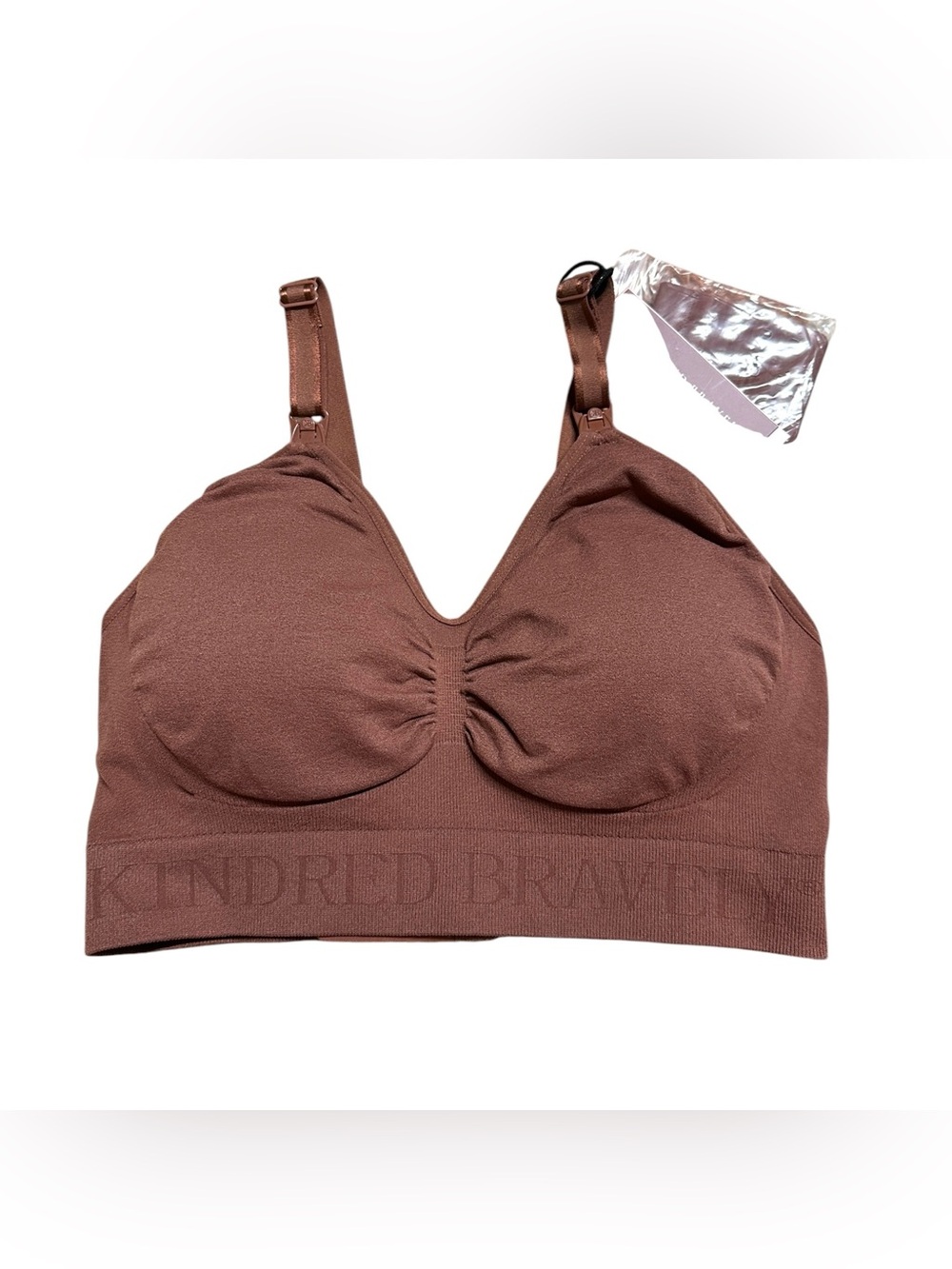 Kindred Bravely Mauve Brown Seamless Nursing Bra